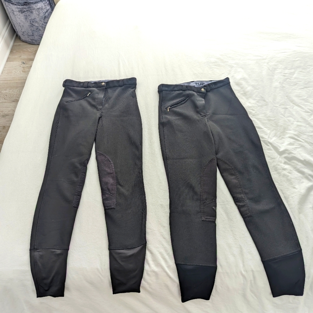Tuffrider ribbed breeches - size 28 & 30